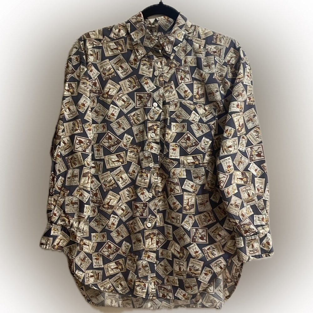 Vintage Banana Republic Safari Travel Clothing co. Button down long sleeve shirt